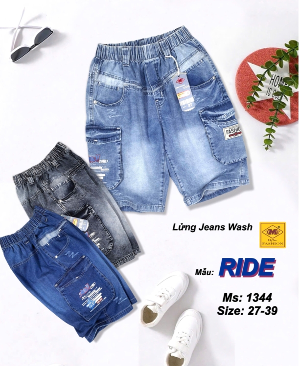 QUẦN LỬNG JEANS WASH - RIDE